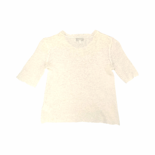Wool & Mohair Short Sleeve Sweater - Carven - Re:Velvet
