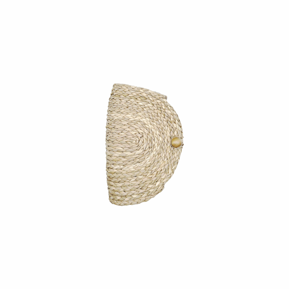 Handmade Natural Wicker Clutch Bag