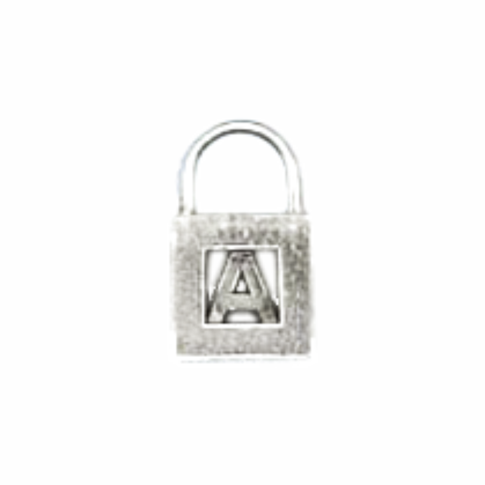 925 Silver Initial A" Nano Padlock Charm - Tiffany & Co