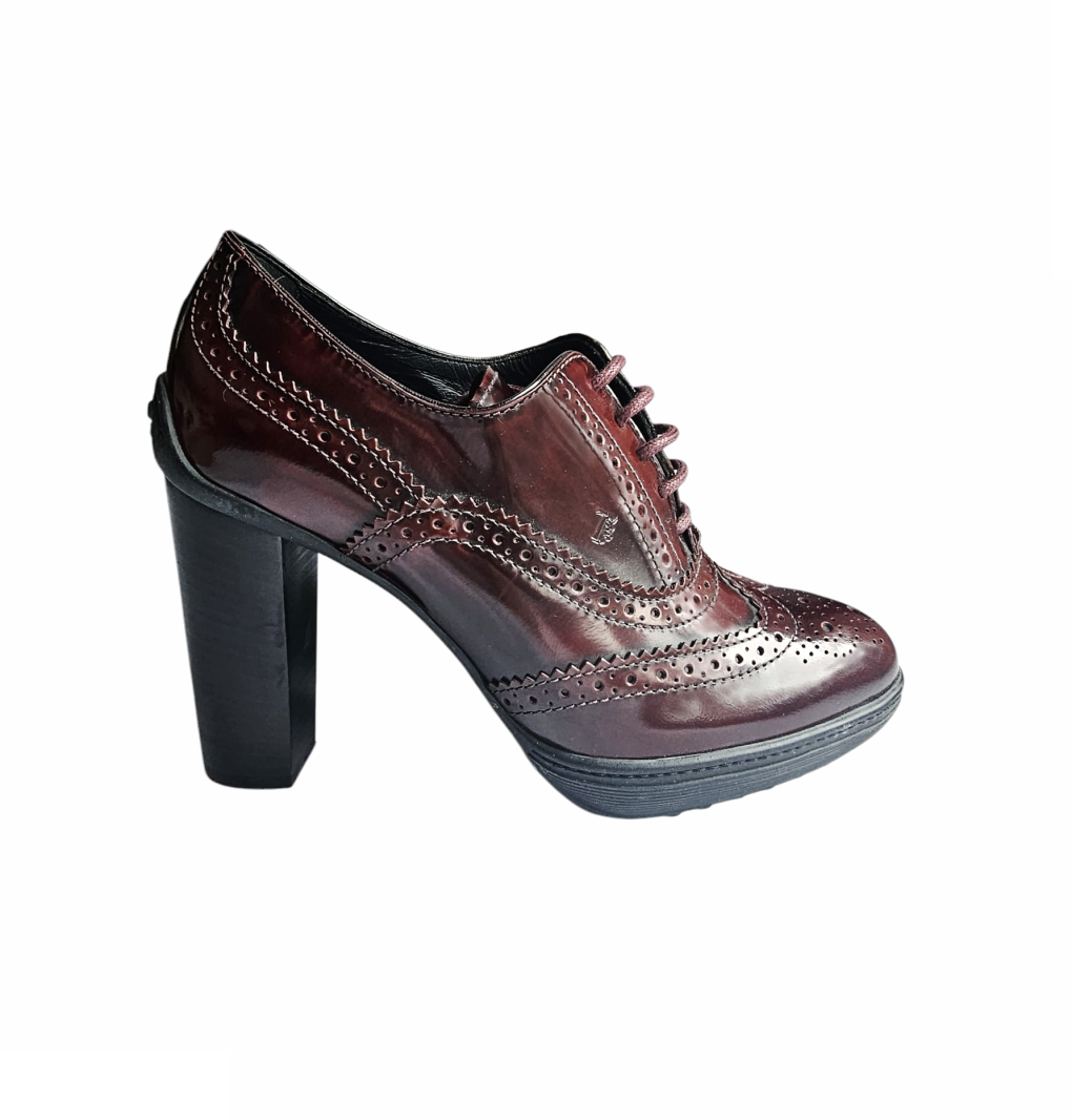High Heel Patent Leather Lace Ups - Tod´s - Re:Velvet