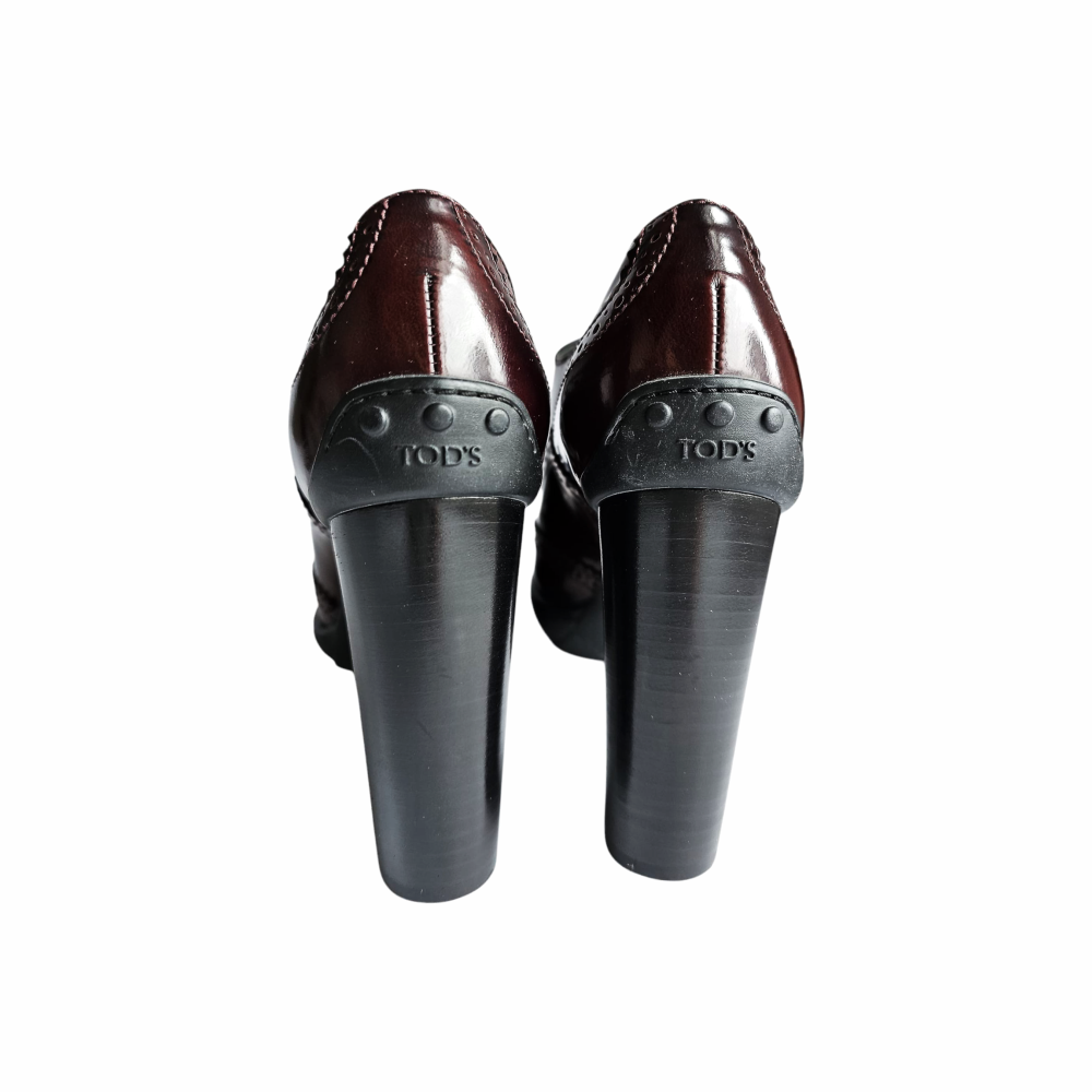 High Heel Patent Leather Lace Ups - Tod´s - Re:Velvet