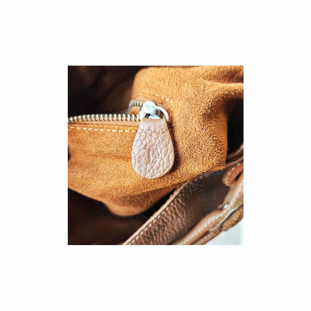 Leather Strip embellished Leather Square Tote - Tod´s - Re:Velvet