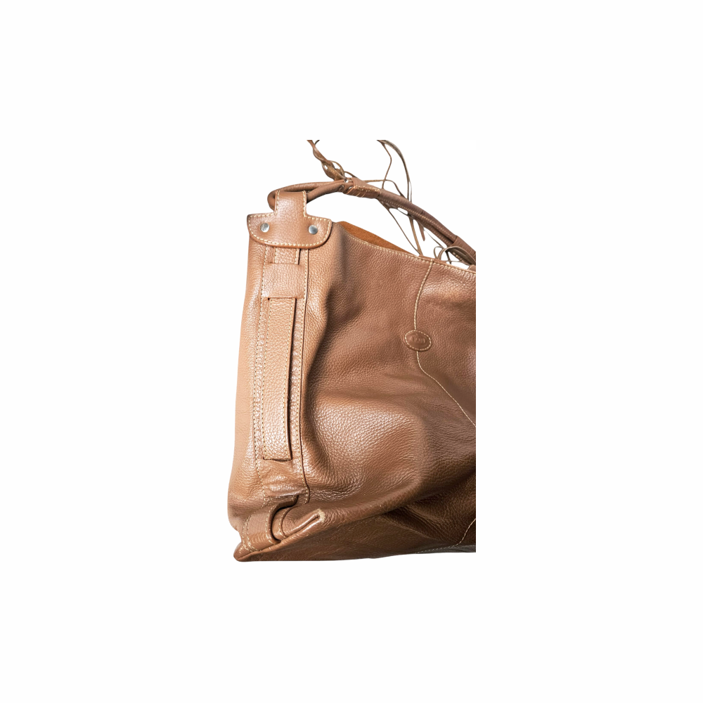 Leather Strip embellished Leather Square Tote - Tod´s - Re:Velvet