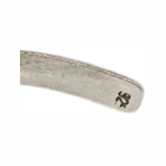 Minimalist Sterling Silver Torque Necklace - Re:Velvet