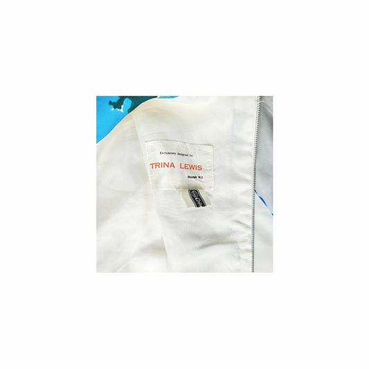 1970s Vintage Maxi Floral Dress - Trina Lewis