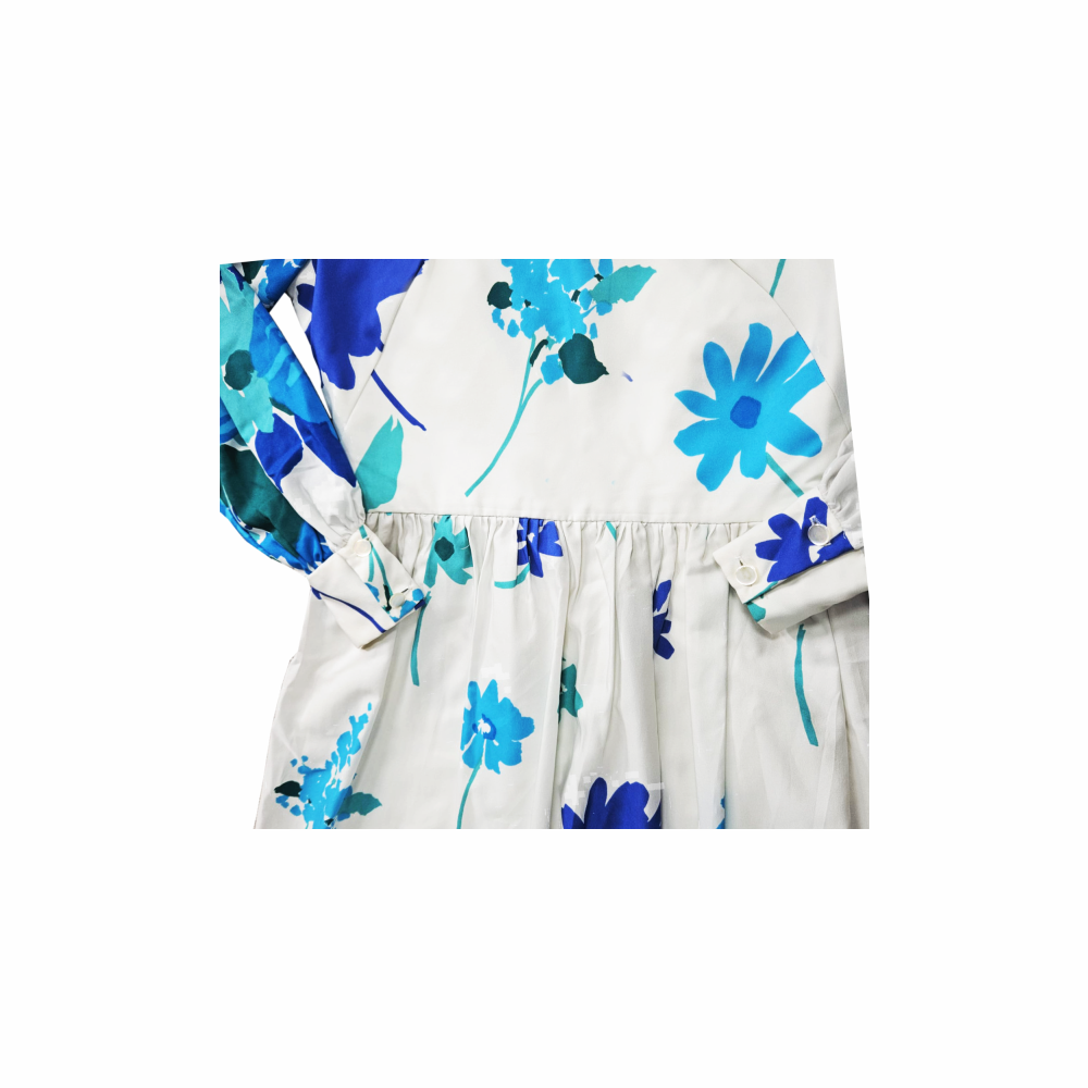 1970s Vintage Maxi Floral Dress - Trina Lewis