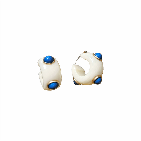 Vintage Chunky Hoop Earrings