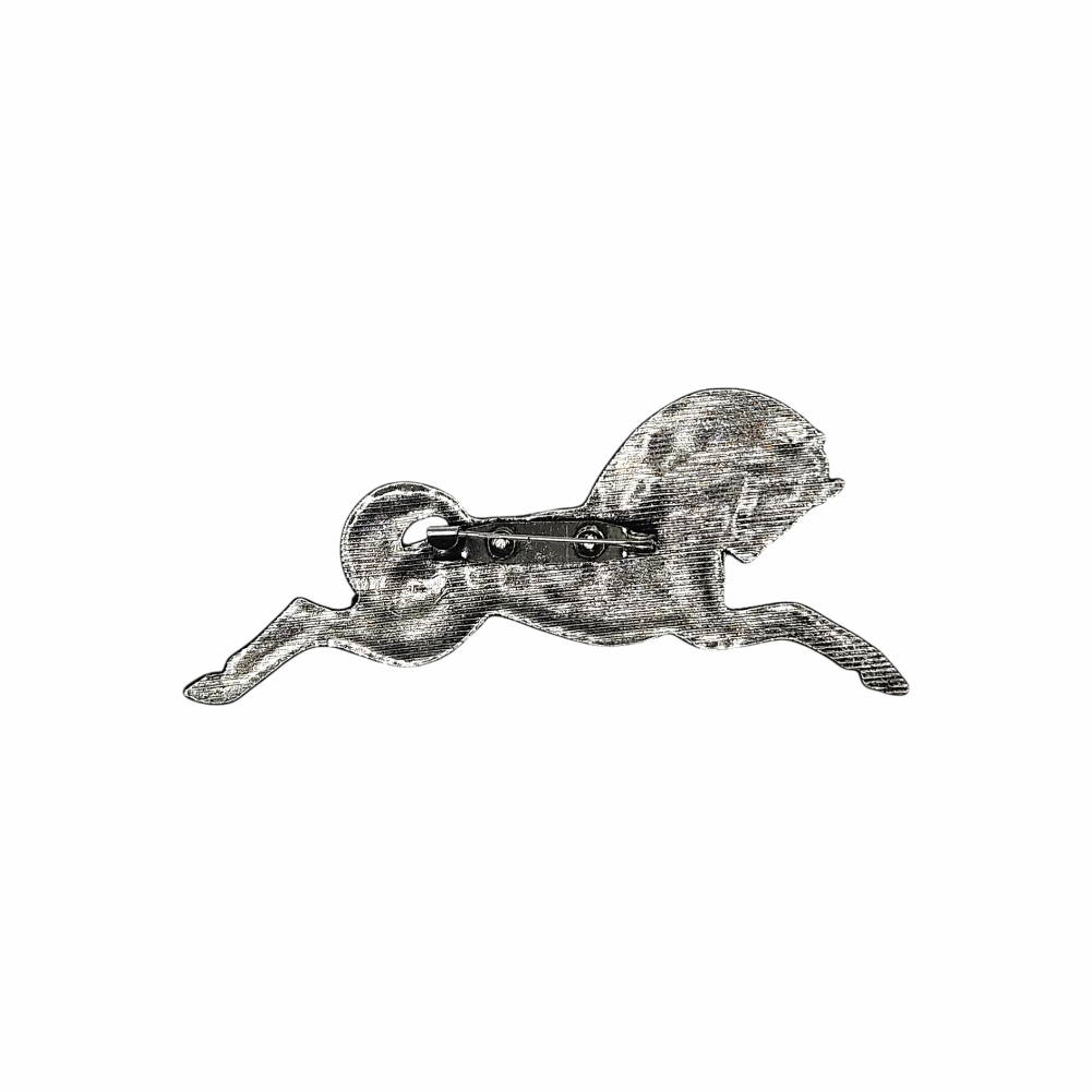 Han Dynasty Inspired Galloping Horse Brooch - Re:Velvet