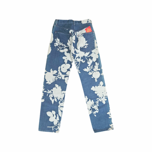 1994 Collection Jeans with Printed Roses Pattern- Vivienne Westwood