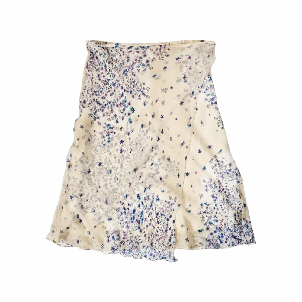 Silk Chiffon Floral Wrap Skirt - Whistles
