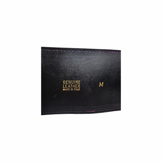 Wide Suede Waist Belt with Covered Buckle