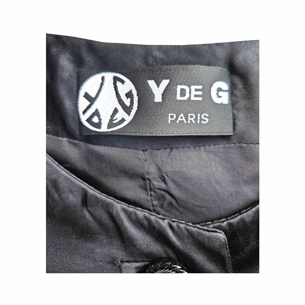 Vintage 1990s Satin Vest with Ornate Buttons - Y de G - Re:Velvet