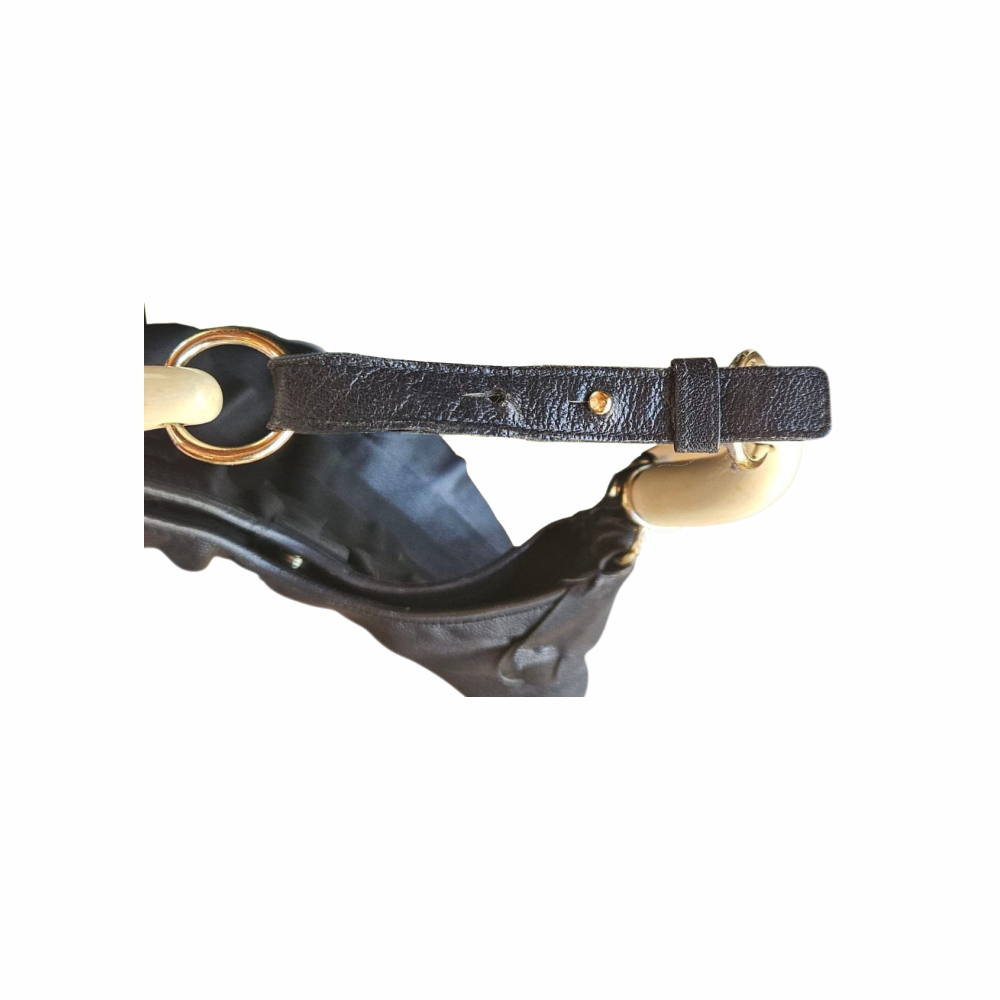 Vintage Leather Shoulder Bag - Yves Saint Laurent