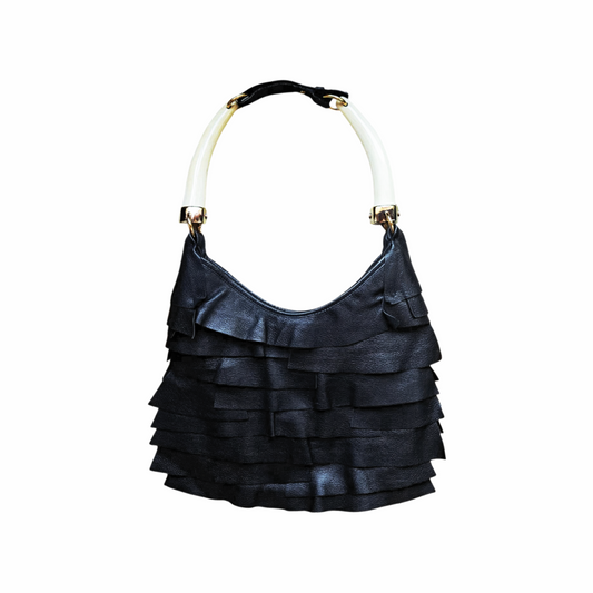 Vintage Leather Shoulder Bag - Yves Saint Laurent