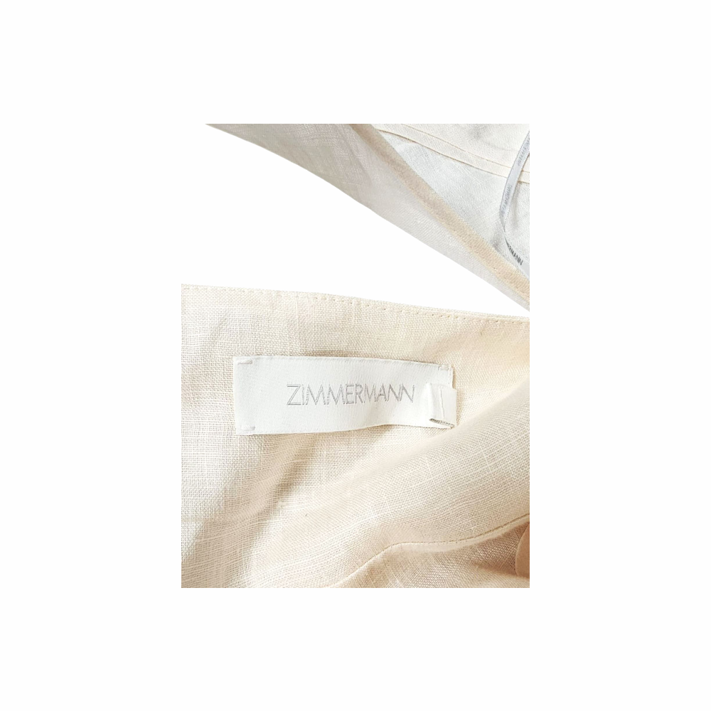 Halcyon Flutter Linen Midi Dress - Zimmermann