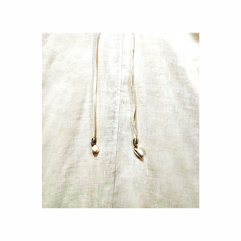 Halcyon Flutter Linen Midi Dress - Zimmermann