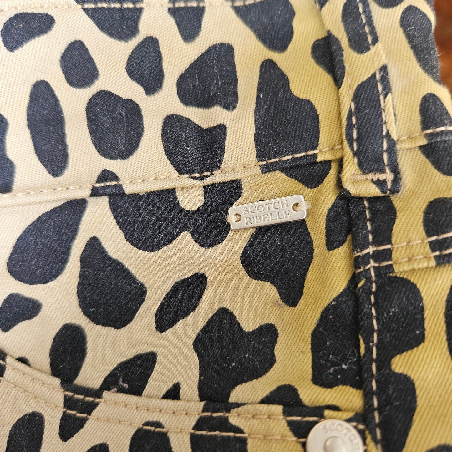 Leopard Print Skinny Jeans - Scotch & Soda