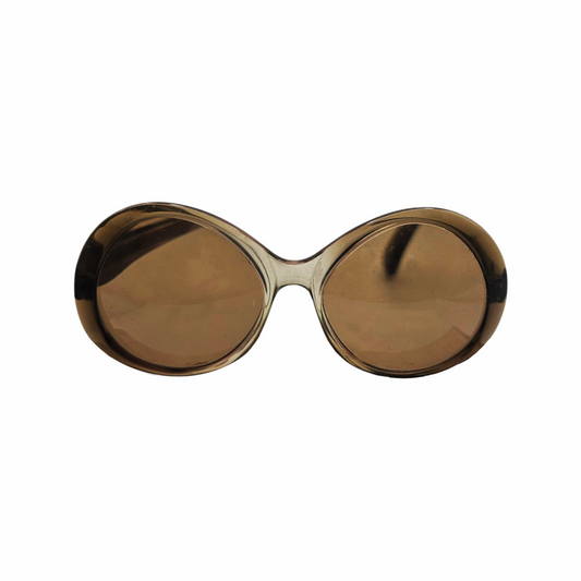 1970s Oversized Oval Prescription Sunglasses in Acetate