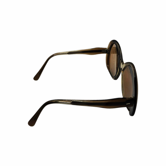 1970s Oversized Oval Prescription Sunglasses in Acetate