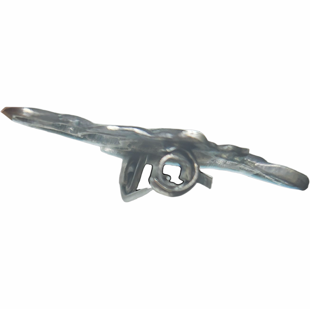 Vintage 925 Sterling Silver Art Nouveau Revival Goddess Brooch