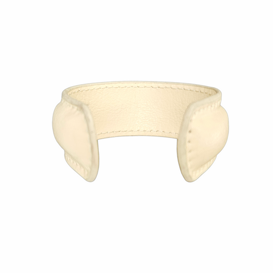 Padded Faux - Leather Statement Cuff Bracelet - Re:Velvet