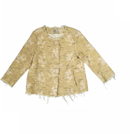 Slubbed Cotton-Blend Textured Jacket - Attic and Barn