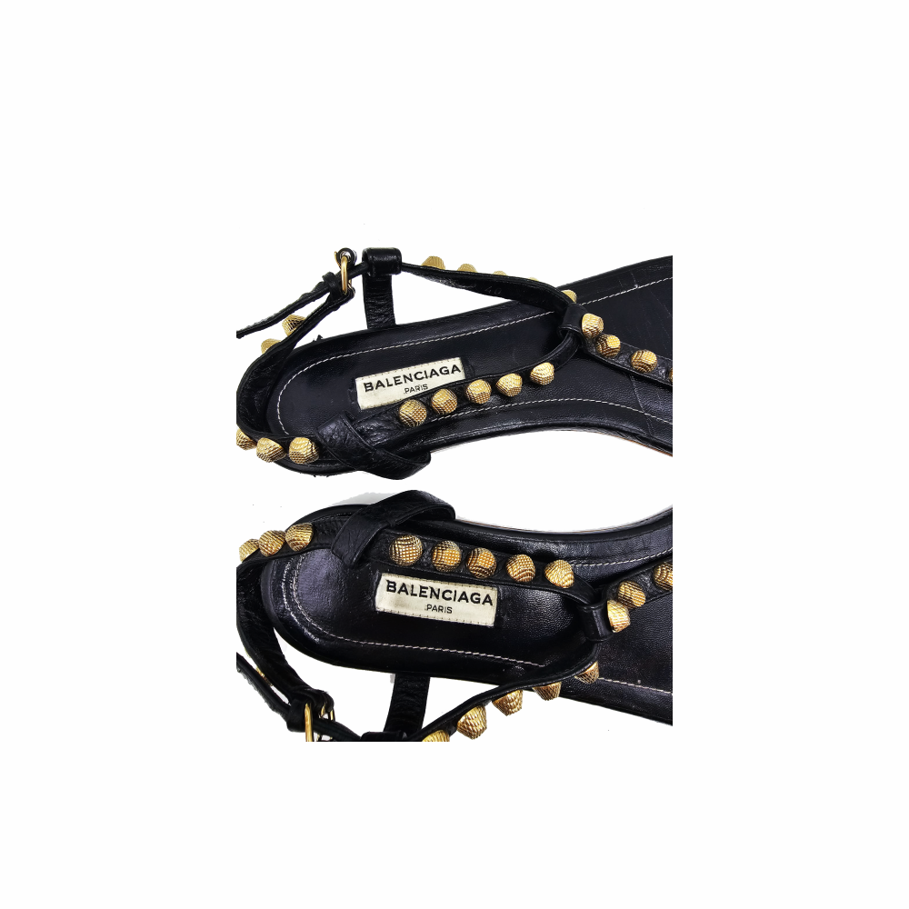 Studded Thong Sandals "Arena" - Balenciaga