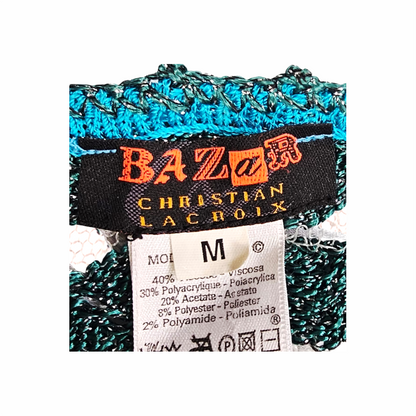 Vintage Metallic Knit Camisole Top with Sequins circa 2000s - Bazar Christian Lacroix