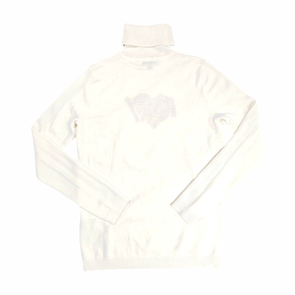 Merino Wool Roll Neck Jumper with “Roxy” Heart Motif - Bella Freud - Re:Velvet
