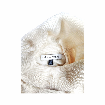 Merino Wool Roll Neck Jumper with “Roxy” Heart Motif - Bella Freud - Re:Velvet