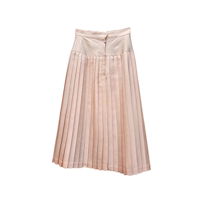 Silk Pleated Skirt