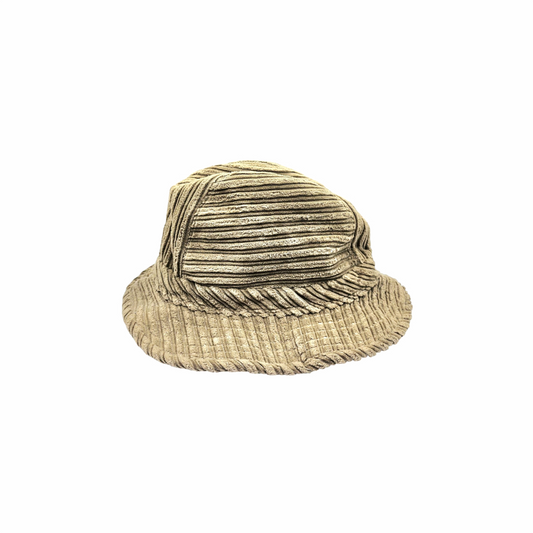Vintage 1970s Corduroy Trillby Hat - Biba