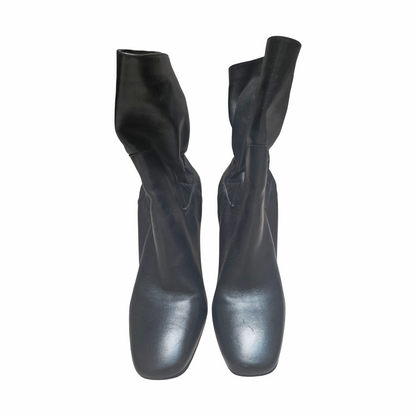 Leather Heeled Ankle Boots - Boss