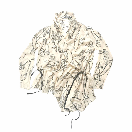 Floral Print Silke Chiffon Blouse "Cavier" - By Malene Birger