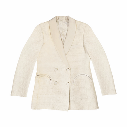 Tweed Double-Breasted Blazer - Blazé
