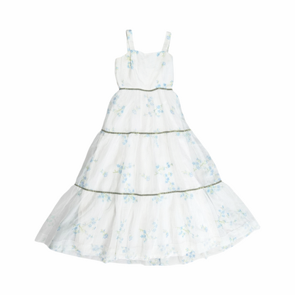 Vintage English-Made Tiered Summer Dress (c. Late 1960s–Early 1970s) - California “The Look You Love”