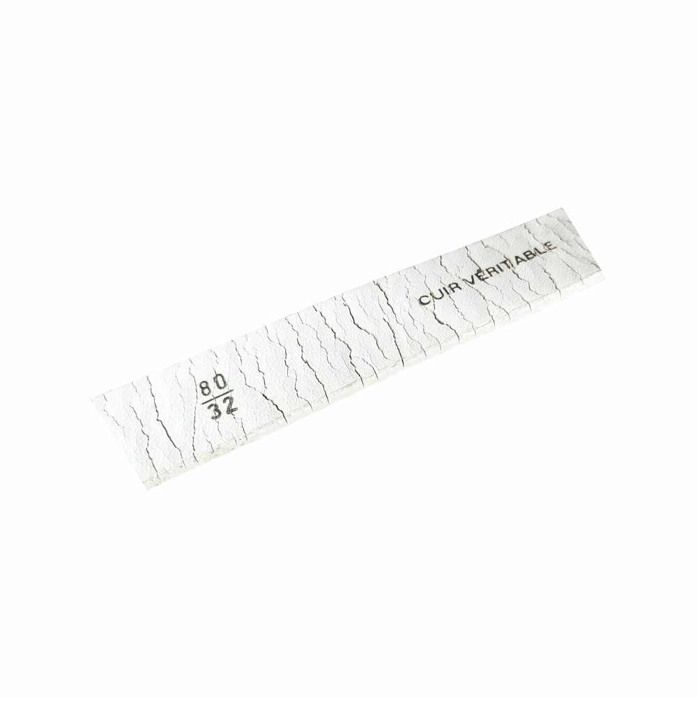 Spring 2001 White Patent Leather Belt with Gold-Tone Logo Buckle - Chanel
