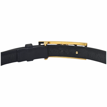 Vintage Belt with Gold-Tone CC and Four-Leaf Clover Buckle – Circa 1990s - Chanel