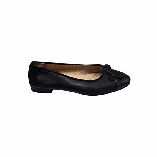 Calfskin CC Ballerina Pumps - Chanel