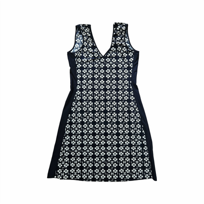 Sleeveless Clover CC Logo Print Stretch Jersey Dress – Chanel