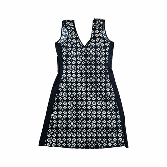 Sleeveless Clover CC Logo Print Stretch Jersey Dress – Chanel