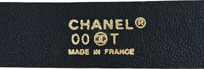 Vintage 2000 Snakeskin Reptile Leather Belt - Chanel
