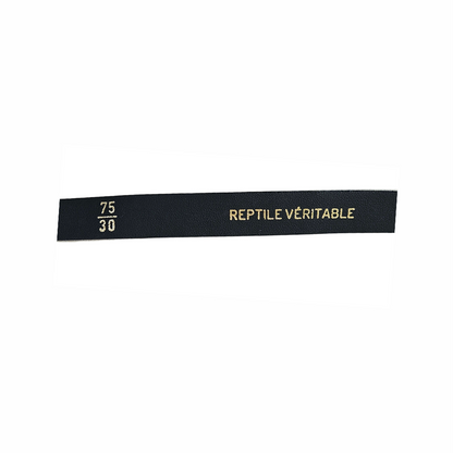 Vintage 2000 Snakeskin Reptile Leather Belt - Chanel