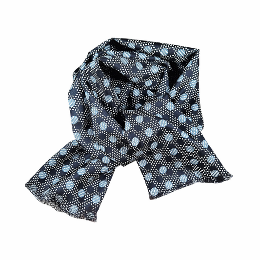 Geometric Silk Scarf – Charvet