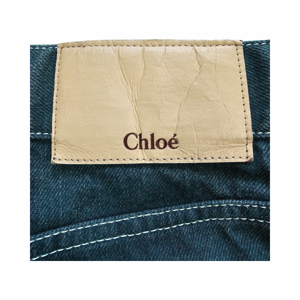 Mid-Rise Indigo Wide-Leg Jeans - Chloé
