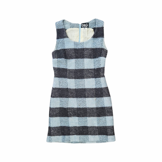 Y2K Mohair Wool Sheath Dress - D&G by Dolce & Gabbana