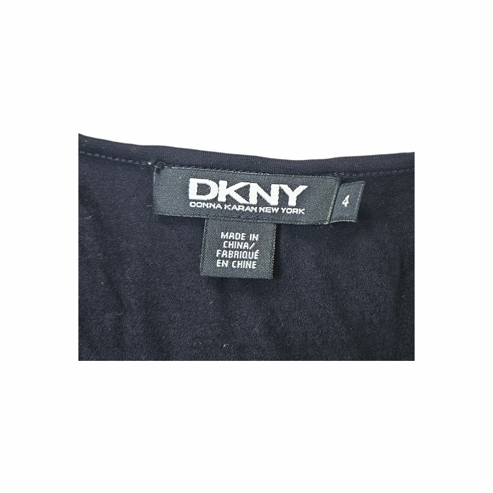 Bi-Material Jersey & Denim Dress - DKNY Donna Karan - Re:Velvet