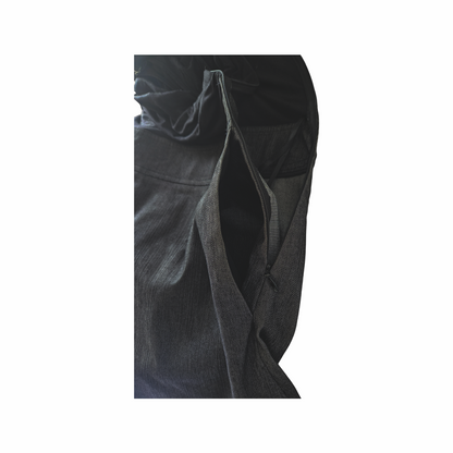 Bi-Material Jersey & Denim Dress - DKNY Donna Karan - Re:Velvet