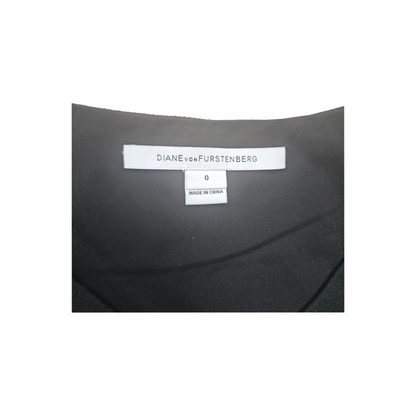 Y2K Black Sheath Dress With Ruched Detail - Diane Von Furstenberg