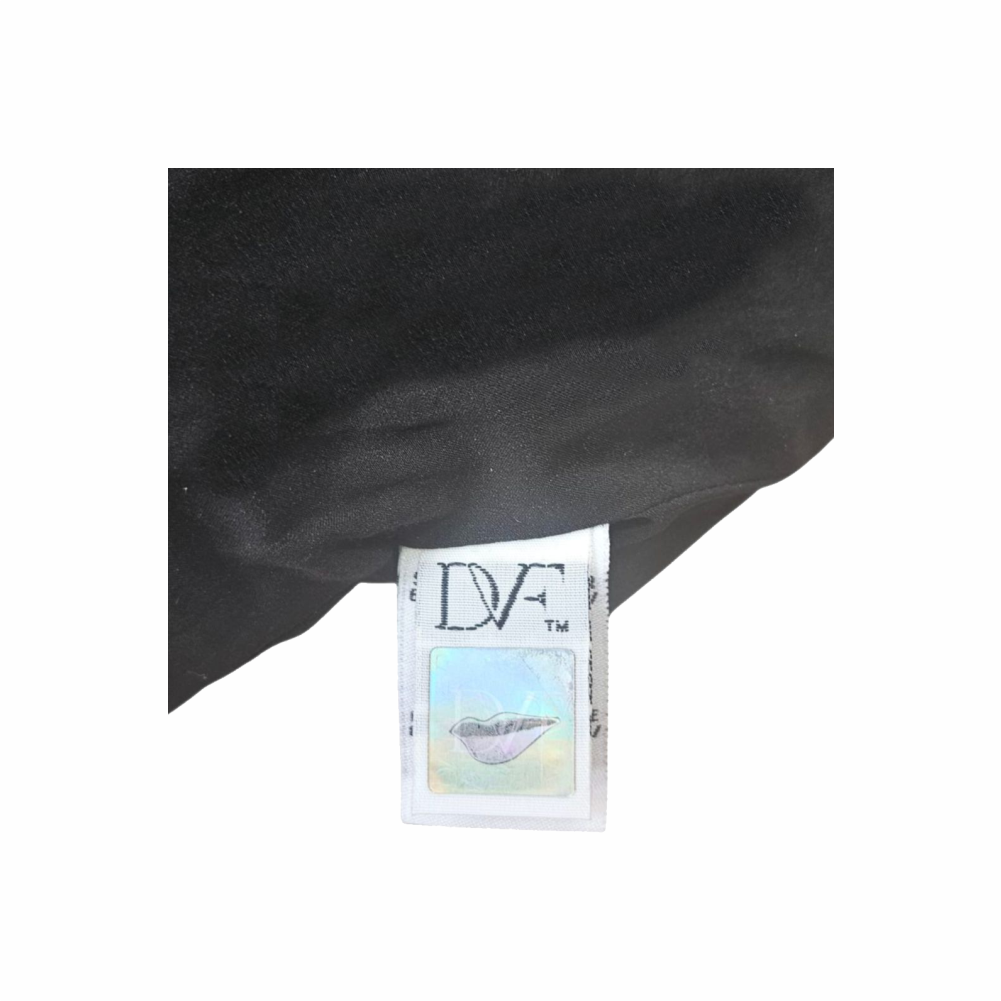 Y2K Black Sheath Dress With Ruched Detail - Diane Von Furstenberg